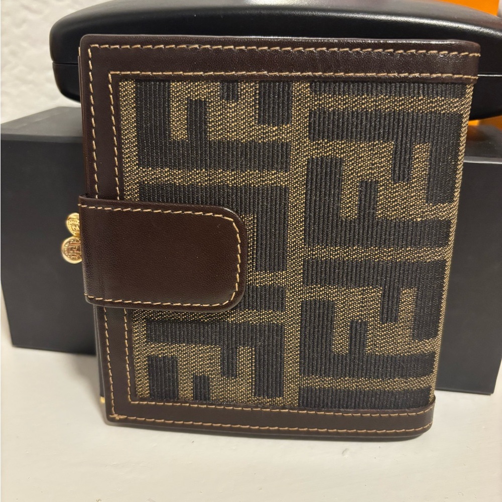 Fendi zucca wallet